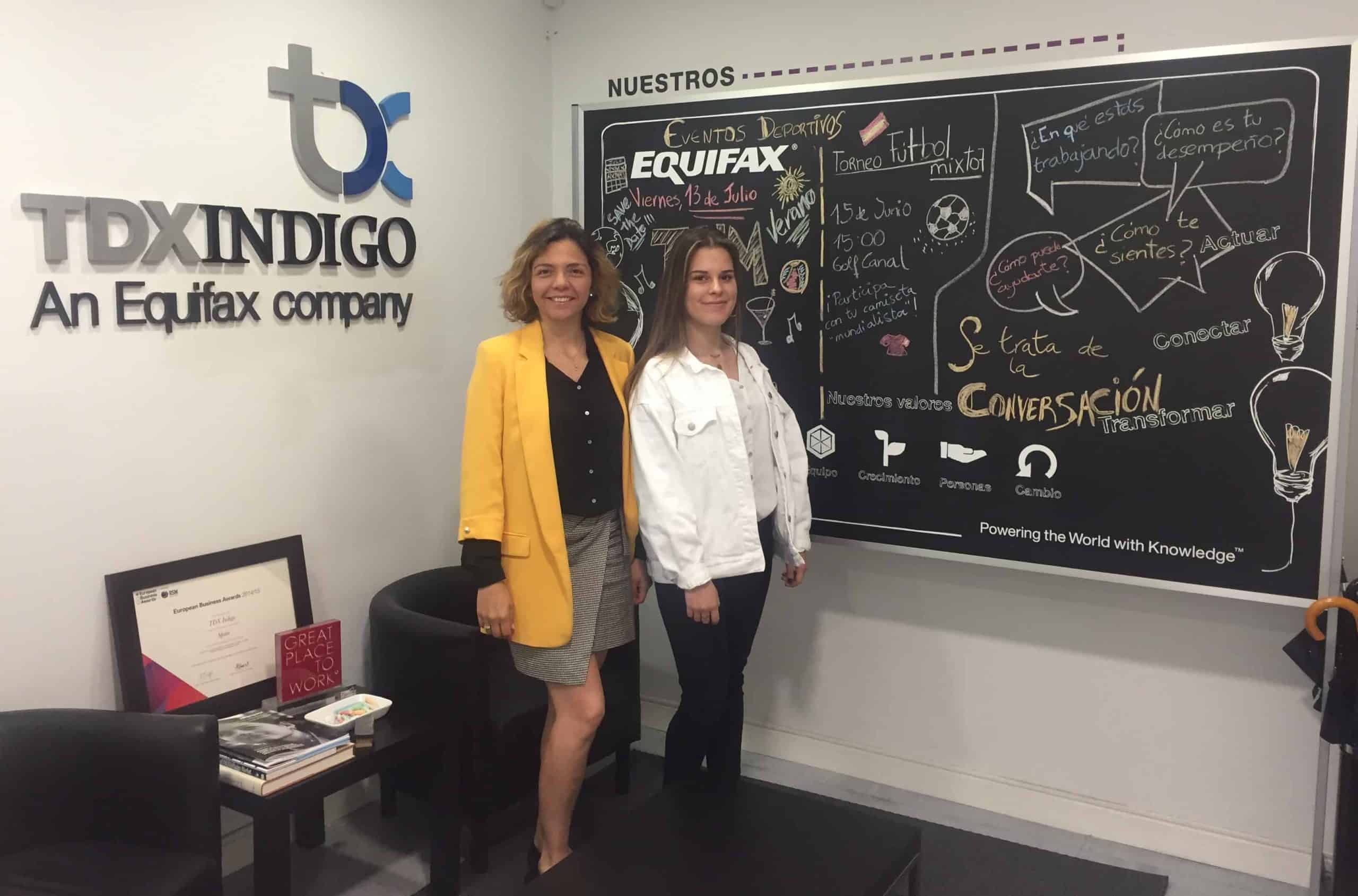 Equifax participa en el programa “Socios por un día” acogiendo a una alumna en su sede de Madrid