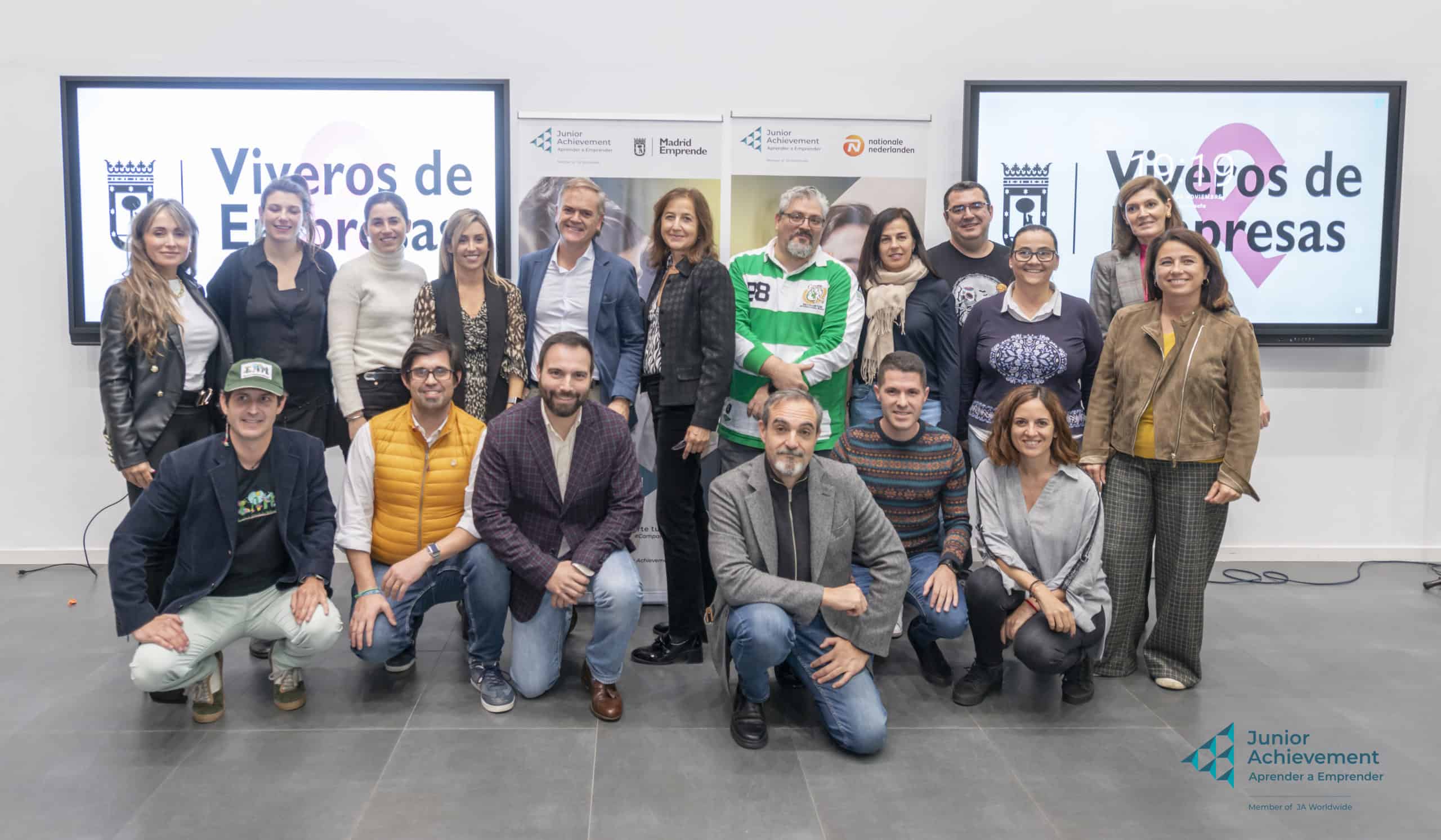 El Ayuntamiento de Madrid, Nationale-Nederlanden y la Fundación Junior Achievement promueven el emprendimiento entre jóvenes de diferentes centros educativos a través de un campamento de innovación