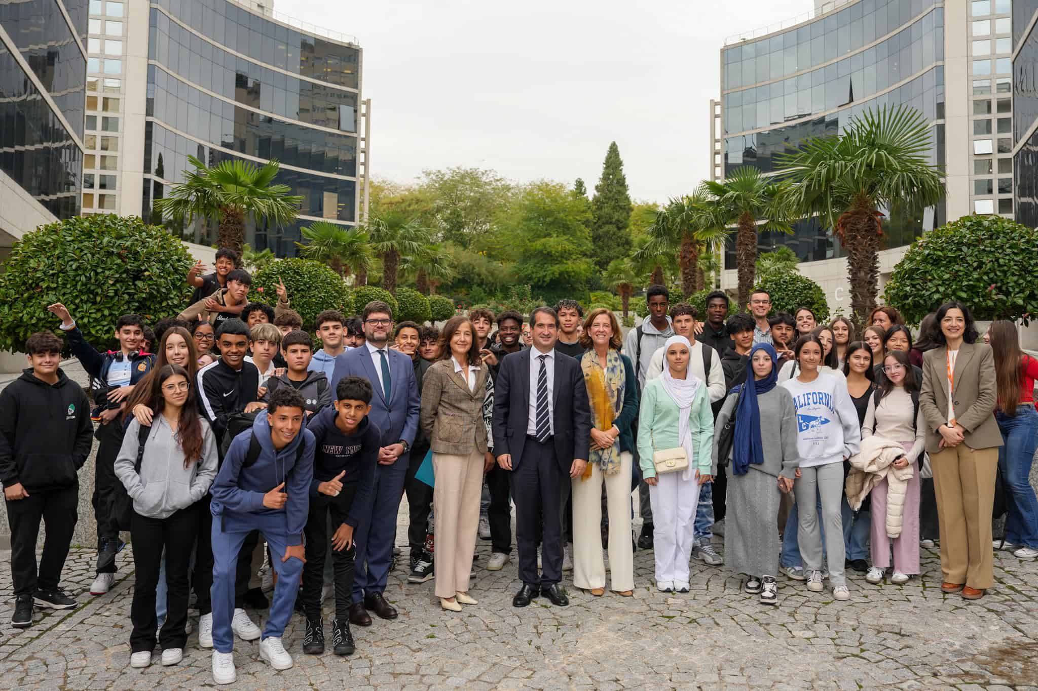 Estudiantes de nuestros programas de educación financiera participan en un encuentro en CUNEF con BBVA y la Asociación Española de Banca